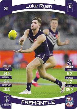 2021 Team Coach AFL #20 Luke Ryan Front